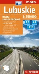 okładka Lubuskie dla zawodowców. TIR. Mapa samochodowa książka | Praca Zbiorowa