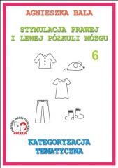 okładka Stymulacja prawej i lewej półkuli 6 Kategoryzacja książka | Agnieszka Bala
