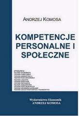 okładka Kompetencje personalne i społeczne EKONOMIK książka | Andrzej Komosa