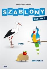okładka Szablony - Zestaw 3 - Ptaki, zwierzęta książka | Monika Kraszewska