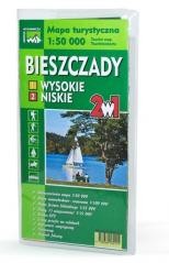 okładka Mapa turystyczna Bieszczady 2w1 WIT książka