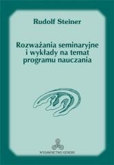 okładka Rozważania seminaryjne i wykłady na temat... książka | Steiner Rudolf