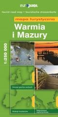 okładka Mapa Turystyczna EuroPilot. Warmia i Mazury br książka | Praca Zbiorowa