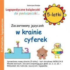 okładka Zaczarowany języczek w krainie cyferek 5 latki książka | Patalan Katarzyna