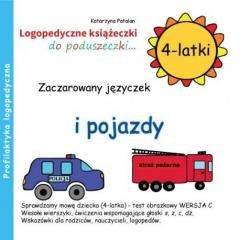 okładka Zaczarowany języczek i pojazdy 4 latki książka | Patalan Katarzyna