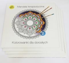 okładka Mandala terapeutyczna 2. Kolorowanki dla dorosłych książka | Praca Zbiorowa