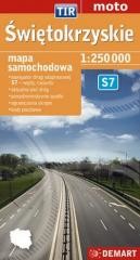 okładka Świętokrzyskie dla zawodowców. TIR. Mapa samoch. książka | Praca Zbiorowa