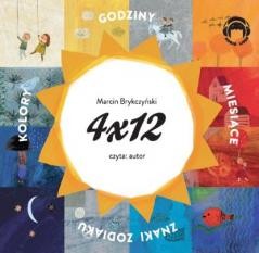 okładka 4 x12 Audiobook książka | Marcin Brykczyński