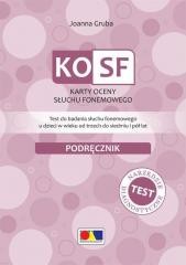 okładka KOSF - Karty oceny słuchu fonemowego książka | Joanna Gruba