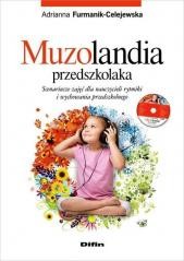 okładka Muzolandia przedszkolaka + CD DIFIN książka | Adrianna Furmanik-Celejewska