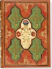 okładka Notatnik szyty Kwiecisty Pergamin książka