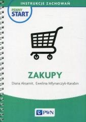 okładka Pewny start. Instrukcje zachowań. Zakupy książka | Aksamit Diana, Młynarczyk-Karabin Ewelina