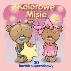 okładka Kolorowe misie. 30 kartek superzabawy książka | Praca Zbiorowa