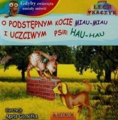 okładka O podstępnym kocie miau miau i uczciwym psie +CD książka | Lech Tkaczyk