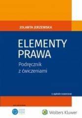 okładka Elementy prawa. Podręcznik z ćwiczeniami książka | Jolanta Jerzewska