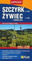 okładka Mapa sztabowa - Szczyrk, Żywiec i okolice 1:25 000 książka | Praca Zbiorowa