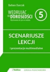 okładka Wędrując ku dorosłości SP 5 scenariusz NPP RUBIKON książka | Barbara Charczuk