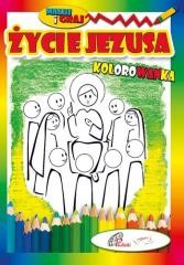 okładka Kolorowanka. Życie Jezusa książka | Praca Zbiorowa