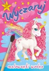 okładka Malowanka wodna. Wyczaruj jednorożce książka | Praca Zbiorowa
