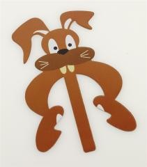 okładka Zakładka metalowa do książki - królik książka