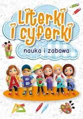okładka Literki i cyferki, nauka i zabawa książka | Praca Zbiorowa