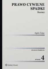 okładka Prawo cywilne. Spadki. Kazusy w.4 książka | Zając Agata