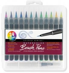 okładka Pisaki pędzelkowe 24szt książka