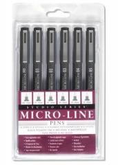 okładka Zestaw cienkopisów kreślarskich 6 sztuk książka