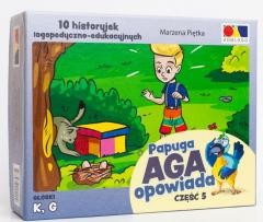 okładka Historyjki obrazkowe. Papuga Aga opowiada cz. 5 książka