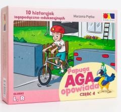 okładka Historyjki obrazkowe. Papuga Aga opowiada cz. 4 książka