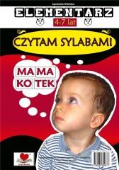 okładka Elementarz 4-7 lat. Czytam sylabami książka | Praca Zbiorowa