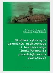 okładka Studium wybranych czynników efektywnego... książka | Tobór-Osadnik Katarzyna, Wyganowska Małgorzata