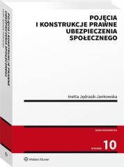 okładka Pojęcia i konstrukcje prawne ubezpieczenia społ. książka | Inetta Jędrasik-Jankowska