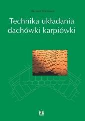 okładka Technika układania dachówki karpiówki książka | Herbert Wartmann