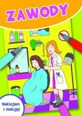 okładka Naklejam i maluję! Zawody książka | Praca Zbiorowa