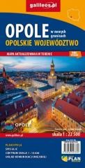 okładka Mapa - Woj. opolskie/Opole 1: 22 500 książka | Praca Zbiorowa