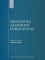 okładka Procedura zamówień publicznych T.2 książka | red. MariuszFilipek