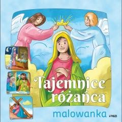 okładka Tajemnice Różańca. Malowanka książka | Praca Zbiorowa