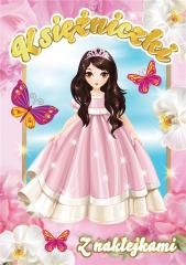 okładka Księżniczki z naklejkami książka | Praca Zbiorowa