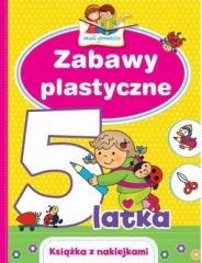 okładka Mali geniusze. Zabawy plastyczne 5-latka książka | Elżbieta Lekan, Joanna Myjak