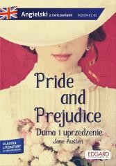 okładka Pride and Prejudice Angielski z ćwiczeniami książka | Jane Austen