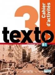 okładka Texto 3 zeszyt ćwiczeń HACHETTE książka | Corina Brillant, Marine Antier, Sophie Erlich