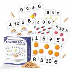 okładka Klamerkowe zadania - Liczenie do 10 książka