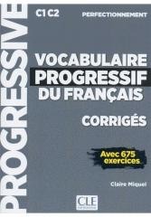 okładka Vocabulaire progressif du francais C1/C2 klucz książka | Jaime Corpas, Encina Alonso