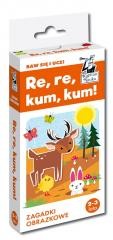 okładka Kapitan Nauka Re, re, kum, kum. Zagadki obrazkowe książka | Trepczyńska Magdalena