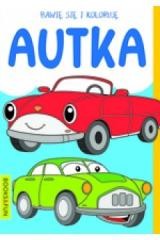 okładka Bawię się i koloruję. Autka książka | Praca Zbiorowa