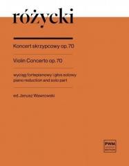 okładka Koncert skrzypcowy op. 70 książka | Ludomir Różycki