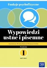 okładka Funkcje psychofizyczne. Wypowiedzi ustne i.. KP 1 książka | Praca Zbiorowa