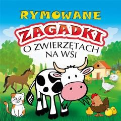 okładka Rymowane zagadki o zwierzętach na wsi książka | Praca Zbiorowa