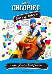 okładka Mały chłopiec bawi się i koloruje książka | Agnieszka Wileńska